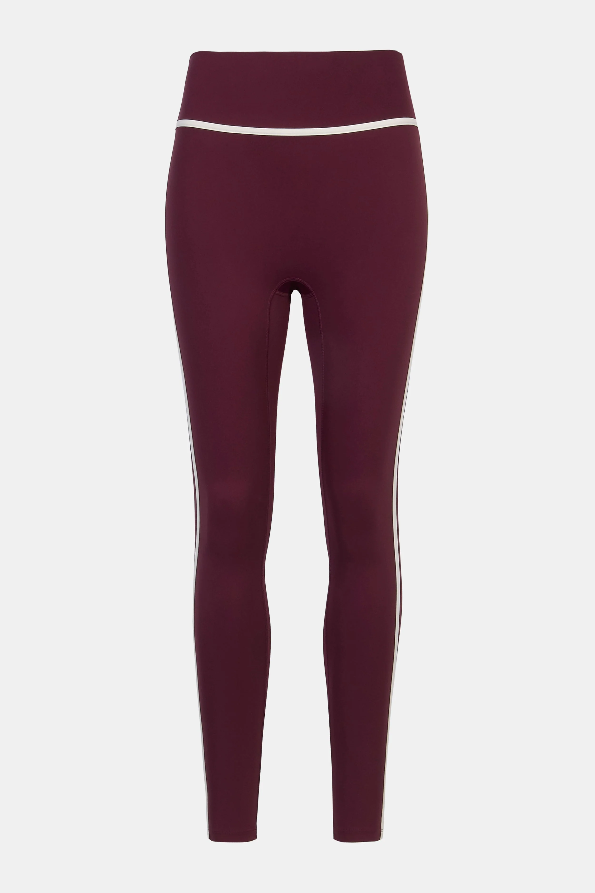 Base Contrast Trim Leggings - Merlot/Tofu - Image 10