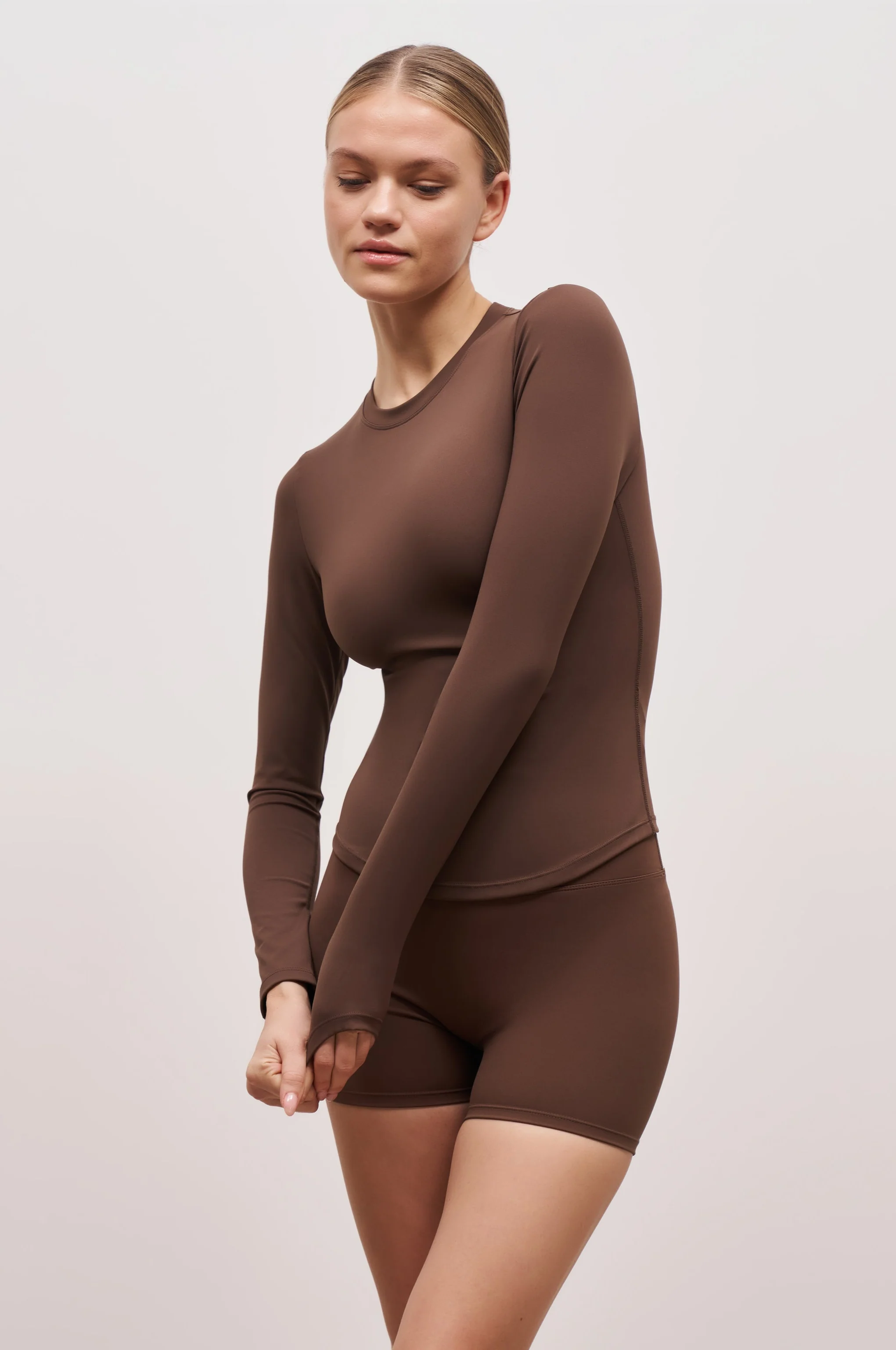 Colorset-Base Sculpting Long Sleeve Top