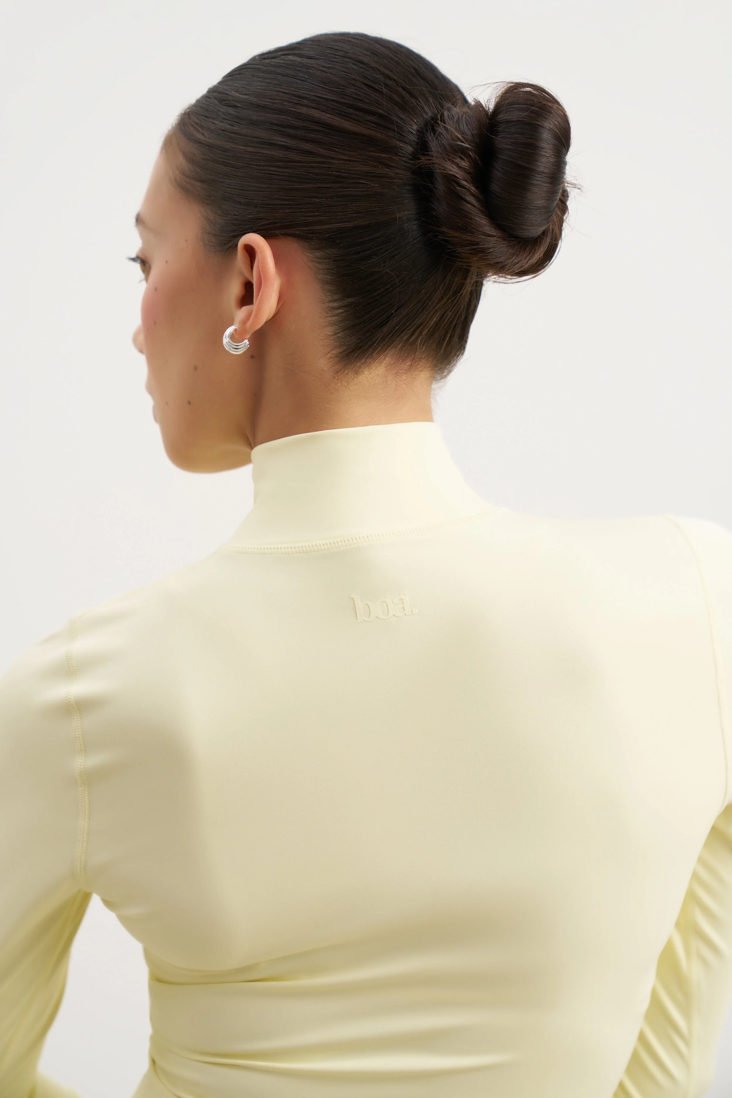 Base Sculpting Zip Up Jacket - Buttermilk - Image 7