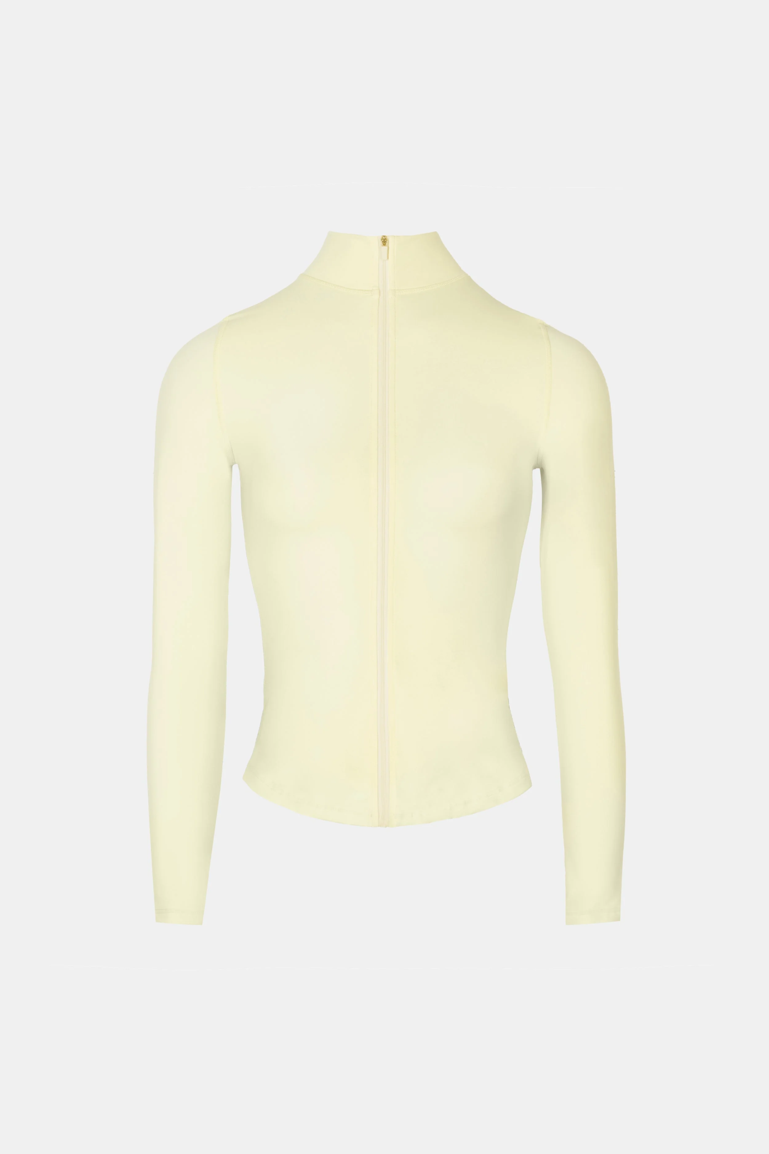 Base Sculpting Zip Up Jacket - Buttermilk - Image 9