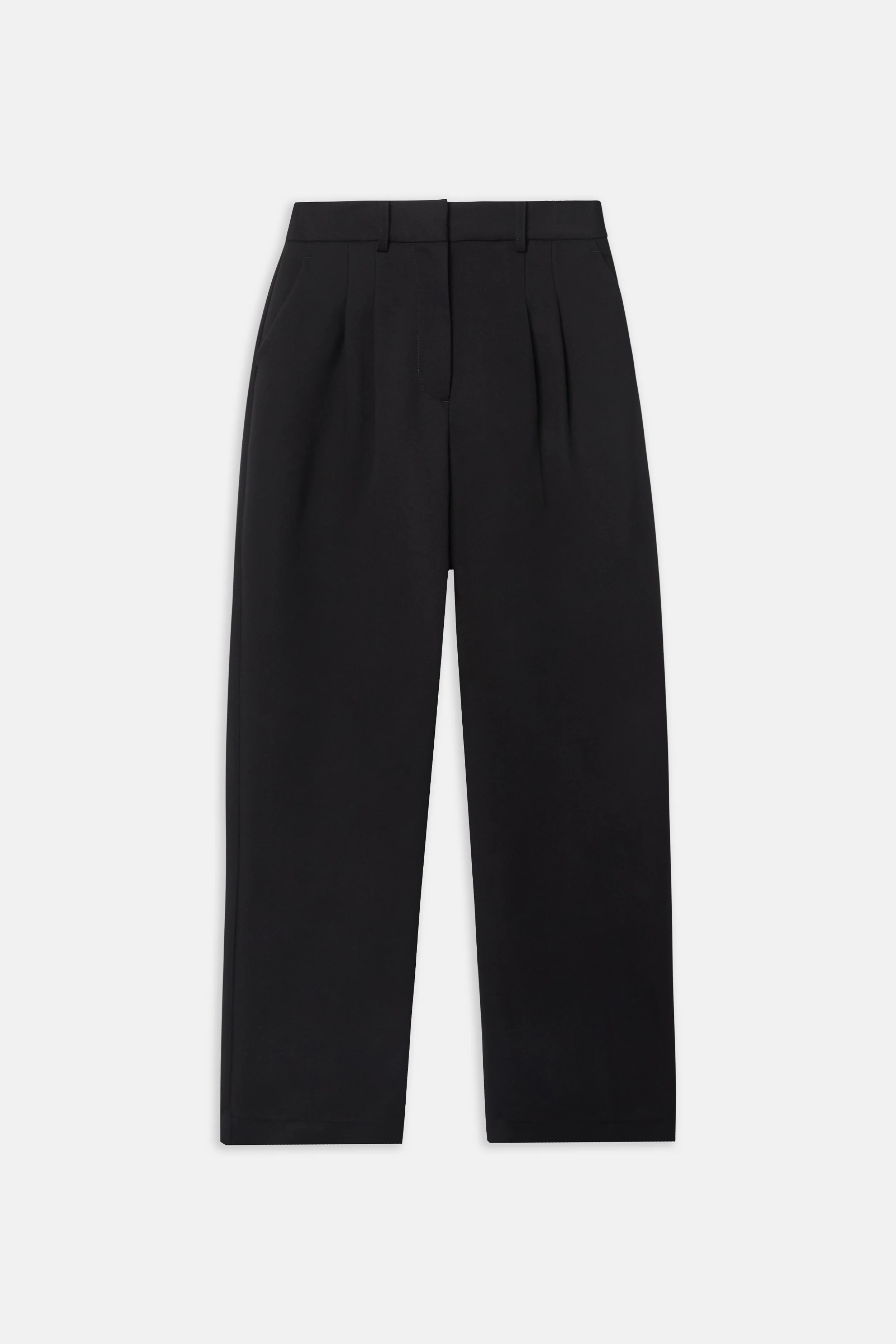 Carrot Leg Trousers - Black - Image 6