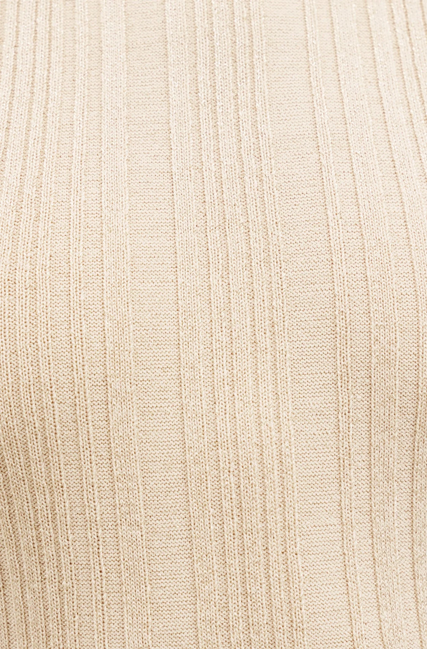 Fine Knit Gathered Halter Neck Maxi Dress - Champagne Shimmer - Image 13